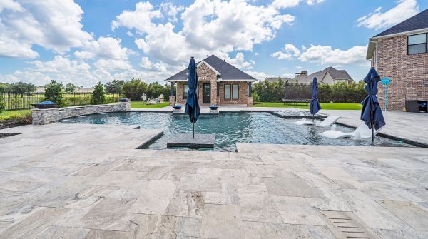 Paver Pool Landscaping Tile stone