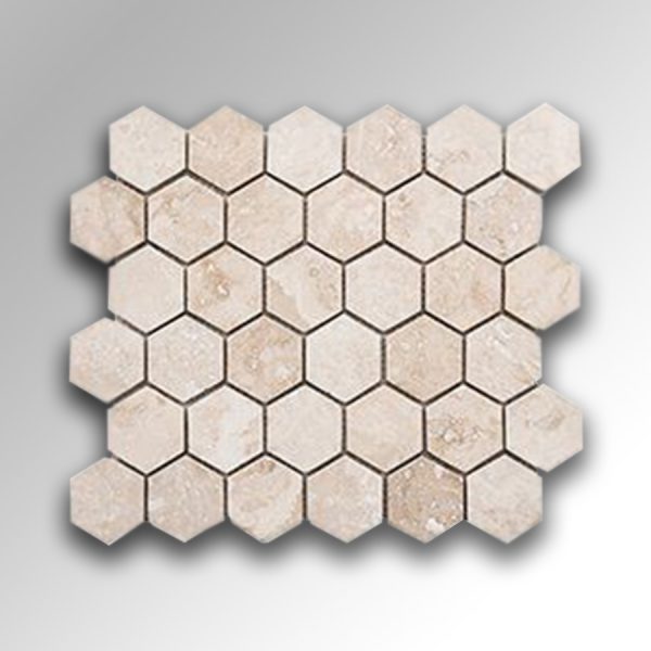 Ivory Travertine Mosaic Tile