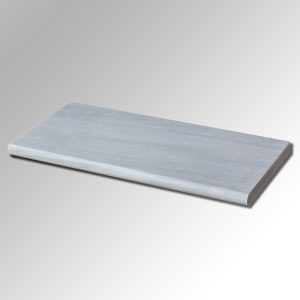 Ice white coping leather