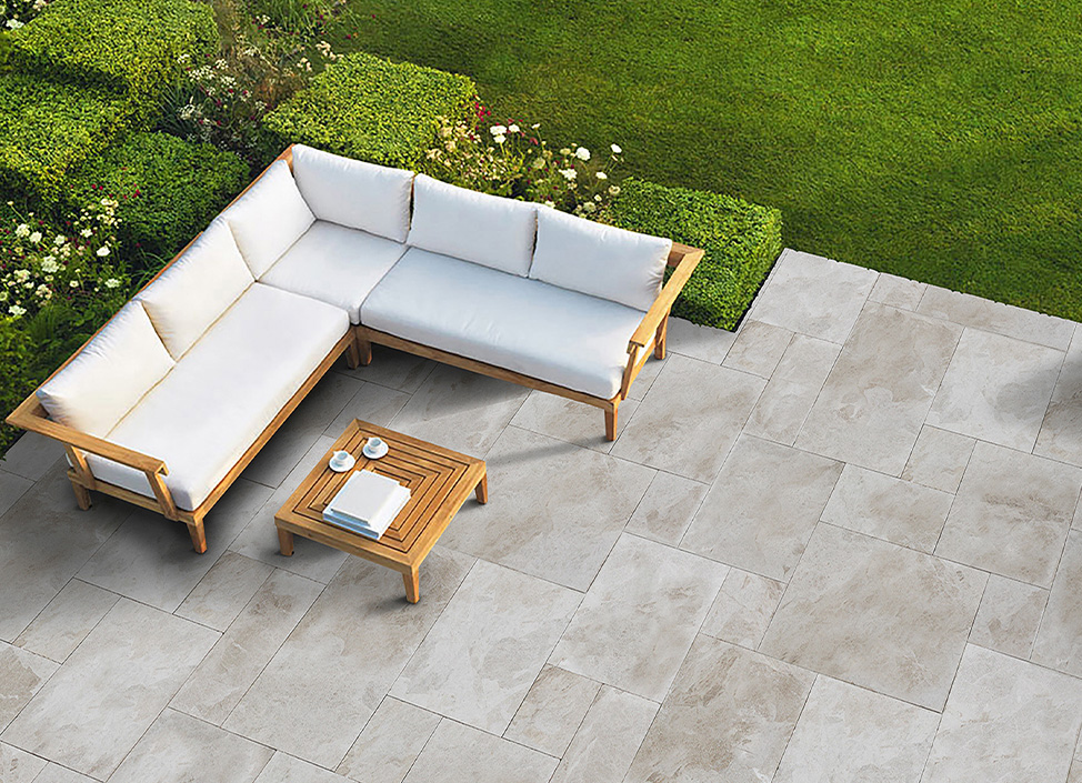 Home House Couch Travertine