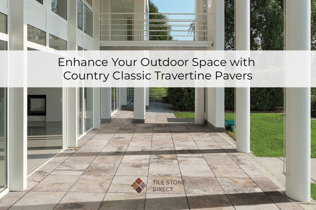 Country Classic travertine paver